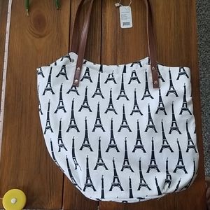 Eiffel tower bucket bag